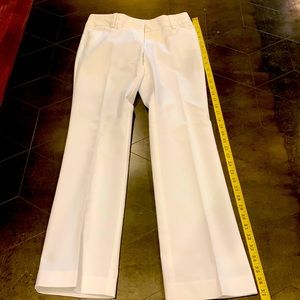 Clean white slacks rarely worn Size 2 w/ 37” L.